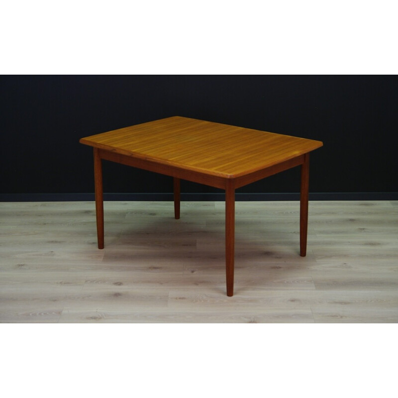 Teak Dining Table Danish Retro - 1960s