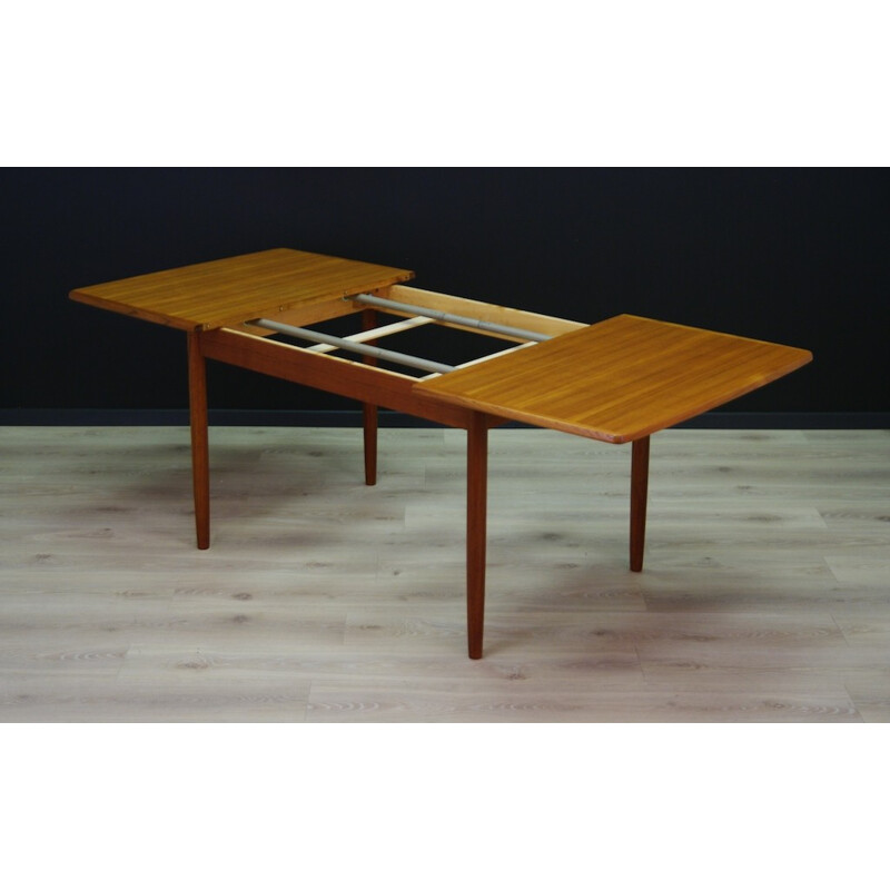 Teak Dining Table Danish Retro - 1960s