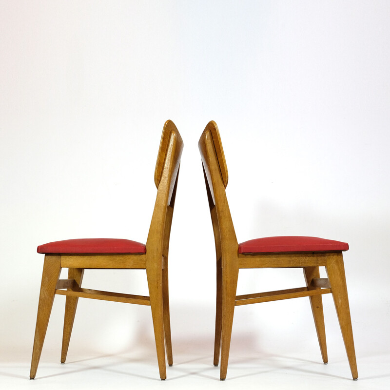 Paire de chaises vintage française - 1950