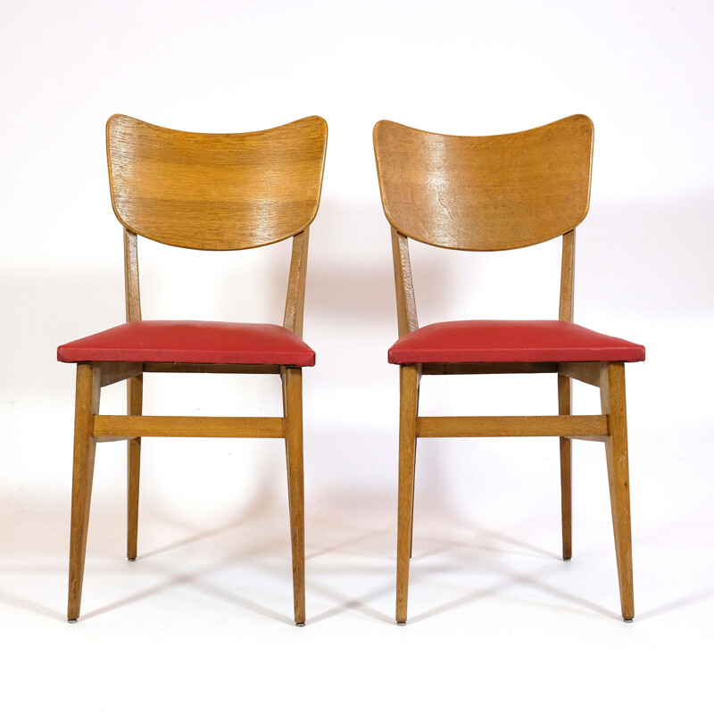 Pair of French vintage chairs - 1950s