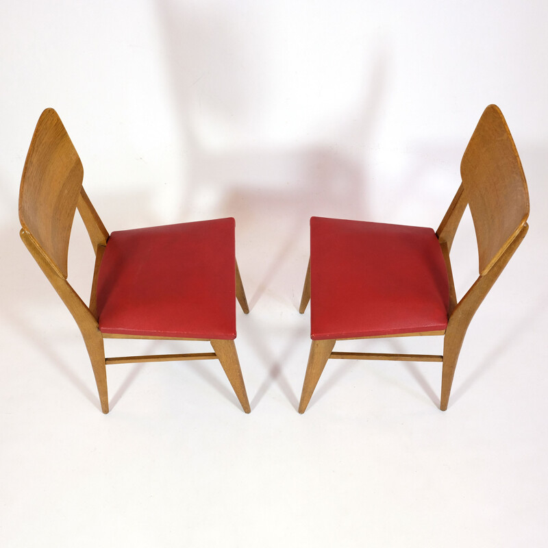 Paire de chaises vintage française - 1950