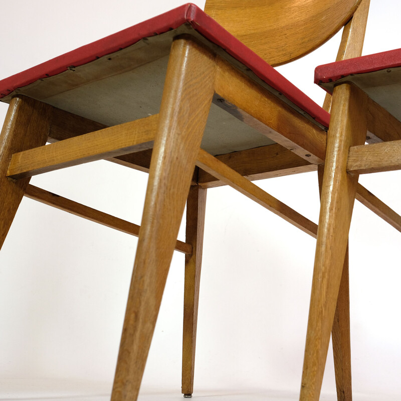 Paire de chaises vintage française - 1950