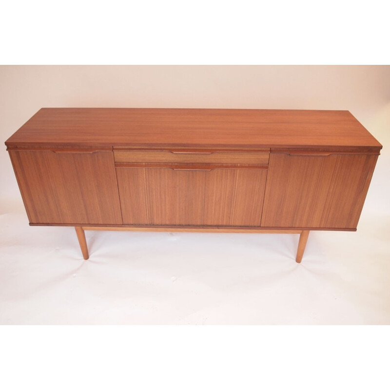 Vintage light honey teak Sideboard - 1960s