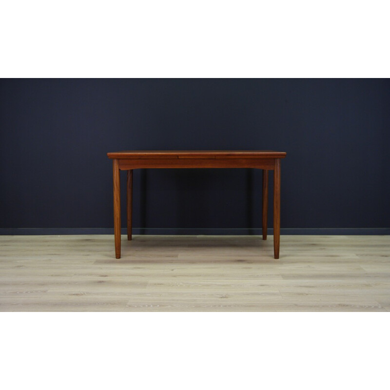 Danish Vintage Teak Dining Table Retro - 1960s