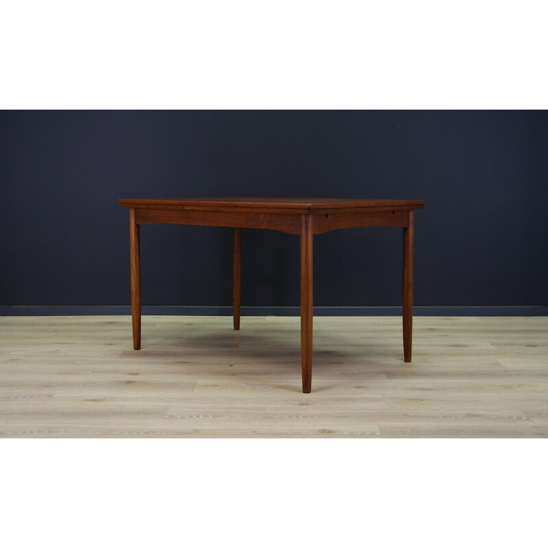 Danish Vintage Teak Dining Table Retro - 1960s