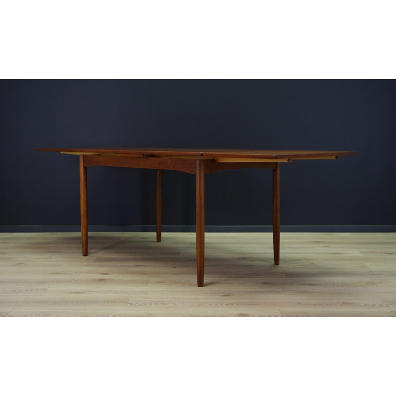 Danish Vintage Teak Dining Table Retro - 1960s