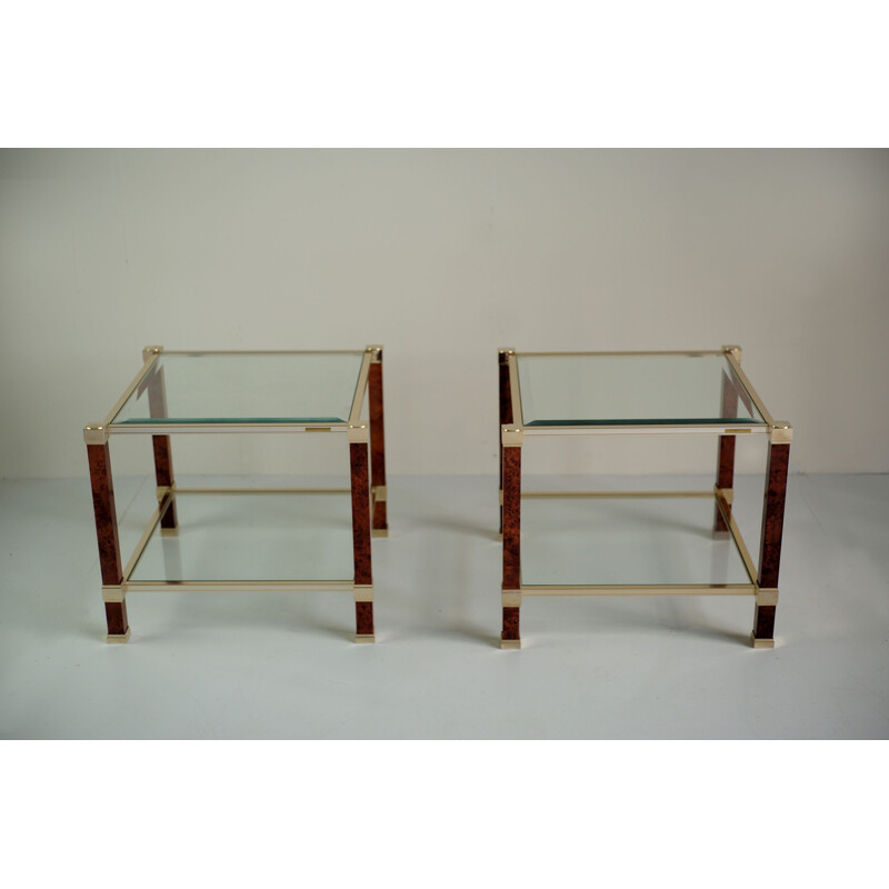 Pair of side tables from Pierre Vandel - 1980s