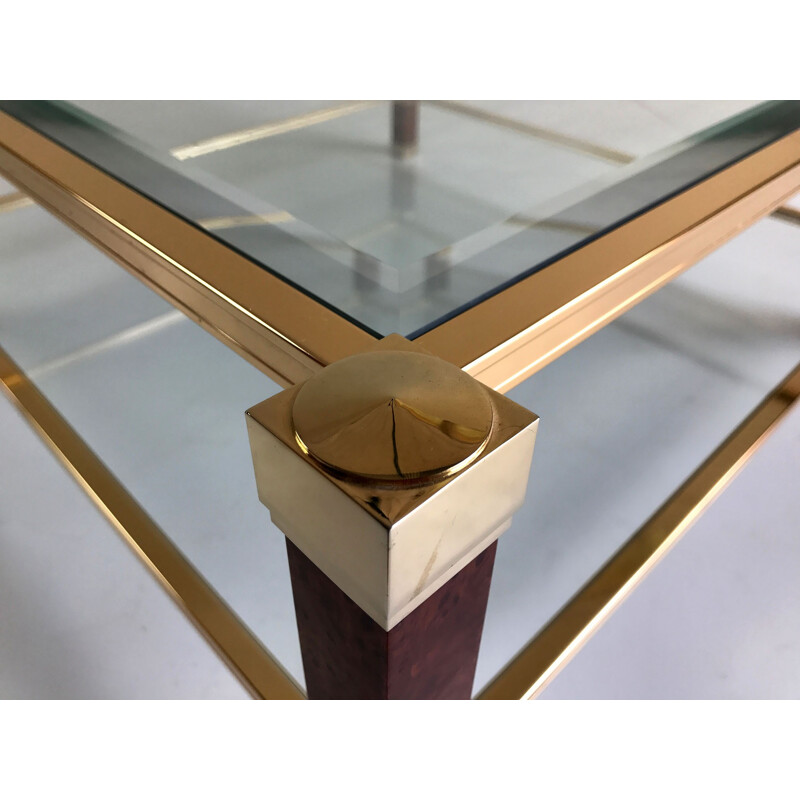 Double Sided Square Coffee Table by Pierre Vandel - 1980 