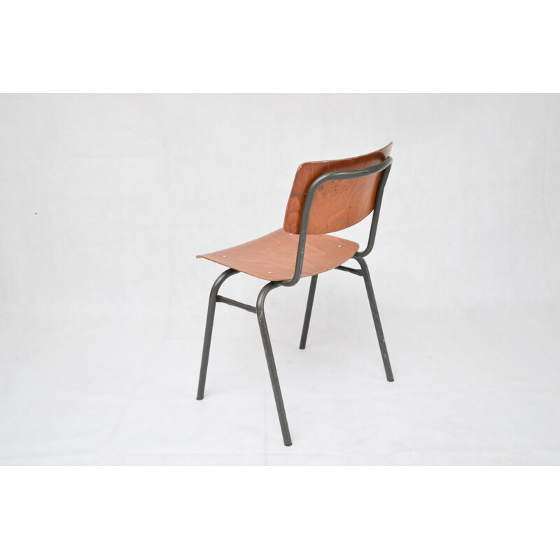 Vintage wood chair Ahrend Cirkel - 1960s