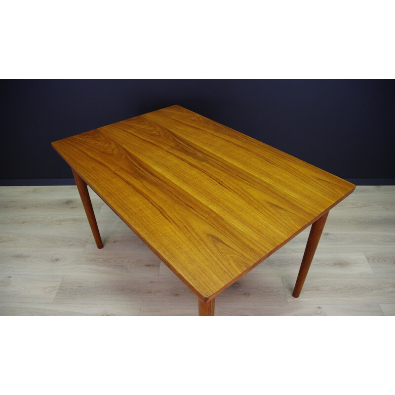 Mid-Century Teak Danish Dining Table - 1970s 