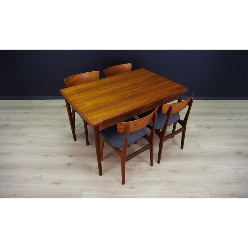 Scandinavian Teak vintage Dining Table - 1960s