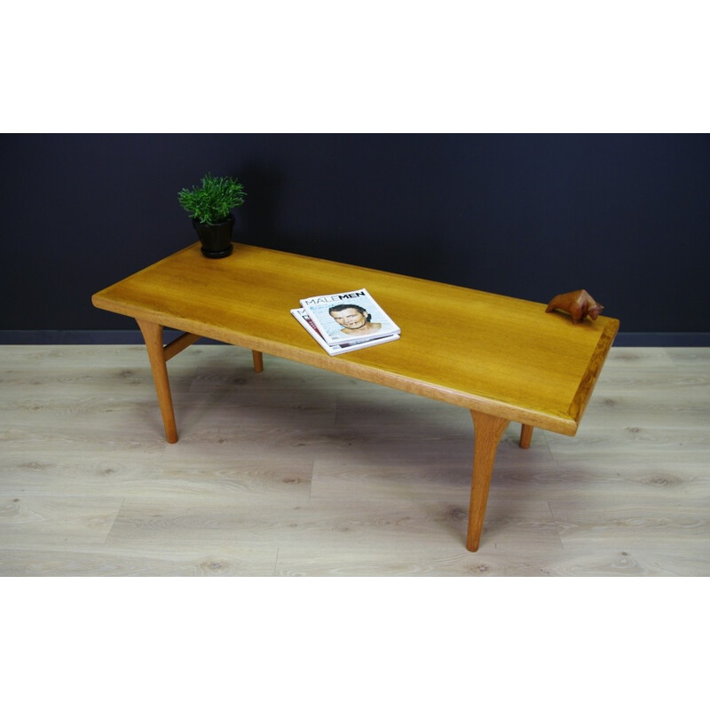 Danish Vintage Ash Coffee Table - 1960s