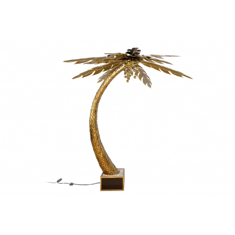 Floor lamp "Xl Palm Tree" pour Maison Jansen - 1970s