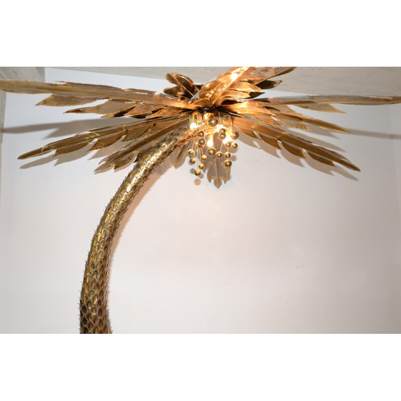 Floor lamp "Xl Palm Tree" pour Maison Jansen - 1970s
