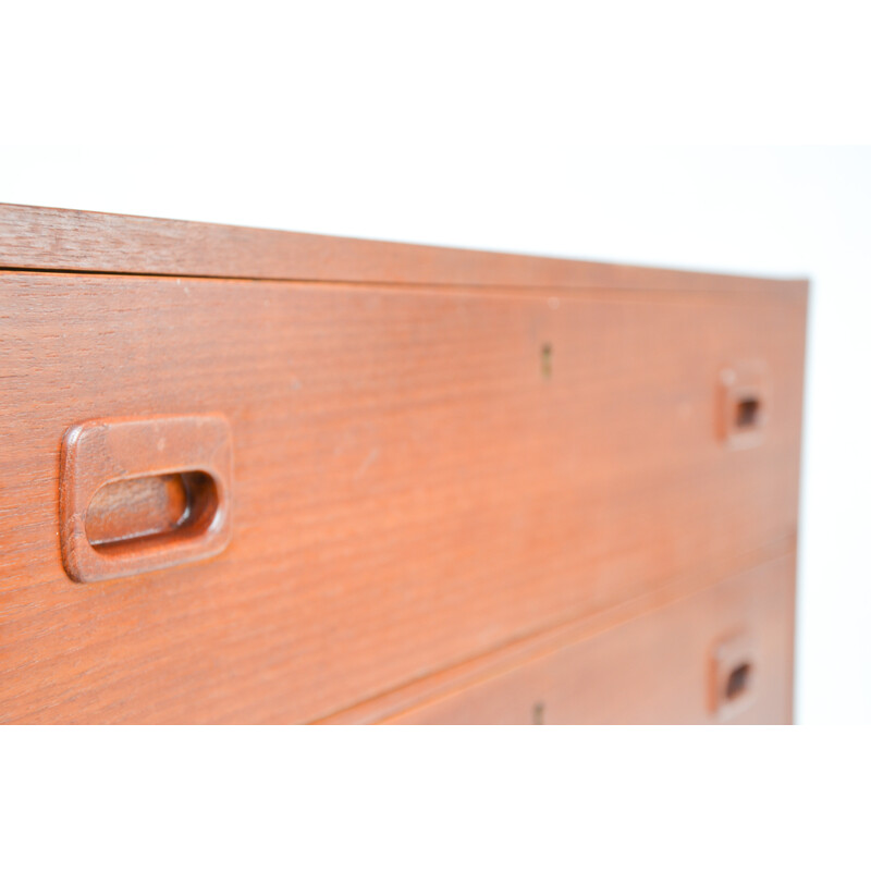 Scandinavian teak vintage chest of drawers - 1960s