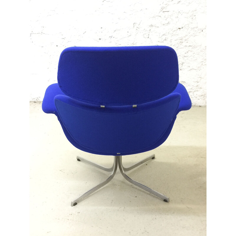 Big Tulip blue armchair by Pierre Paulin fro ARTIFORT - 1960s