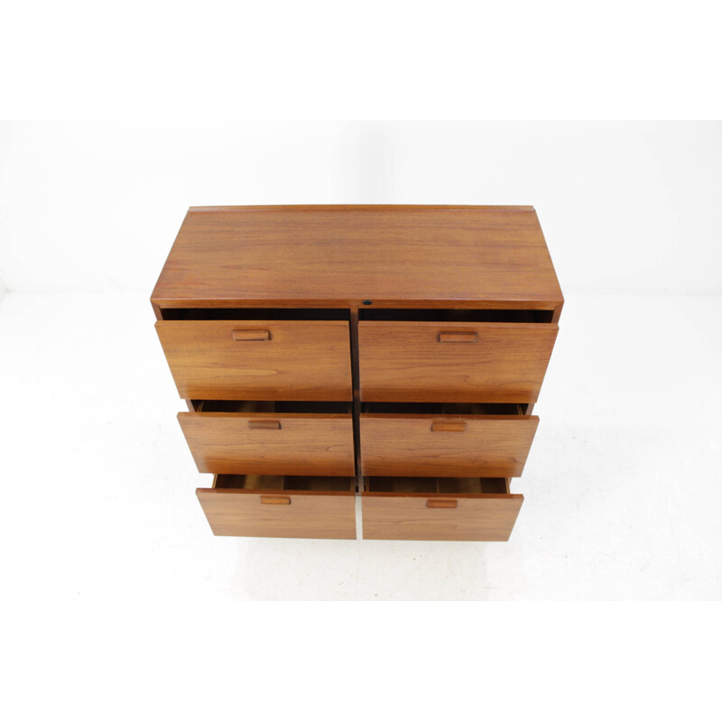 Vintage Restored Danish Chest of Drawers Teak - 1960s