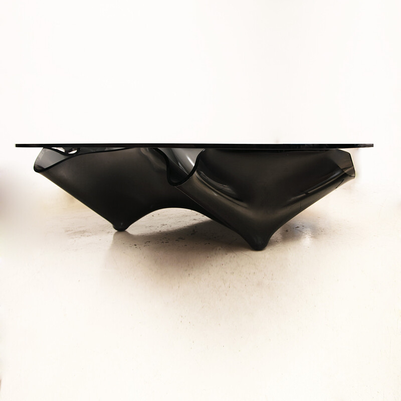 Vintage monumental  sculptural coffee Table by Laurel Fyfe, 1990s