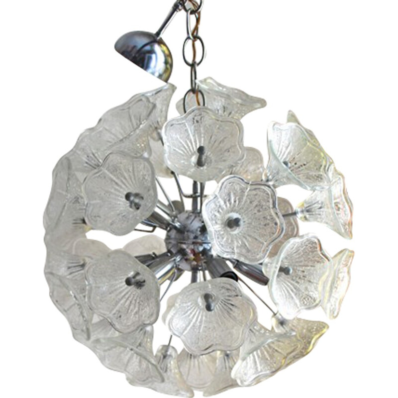 Sputnik pendant lamp made of Murano glass - 1960s