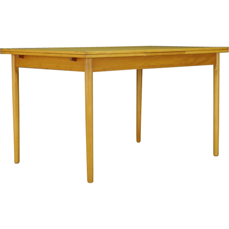 Danish Vintage Classic Ash Dining Table - 1960s