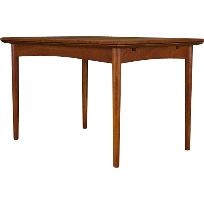 Mid-Century Teak Danish Dining Table - 1970s 