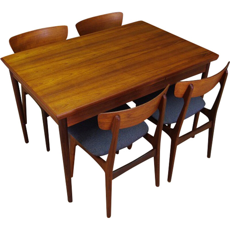 Scandinavian Teak vintage Dining Table - 1960s