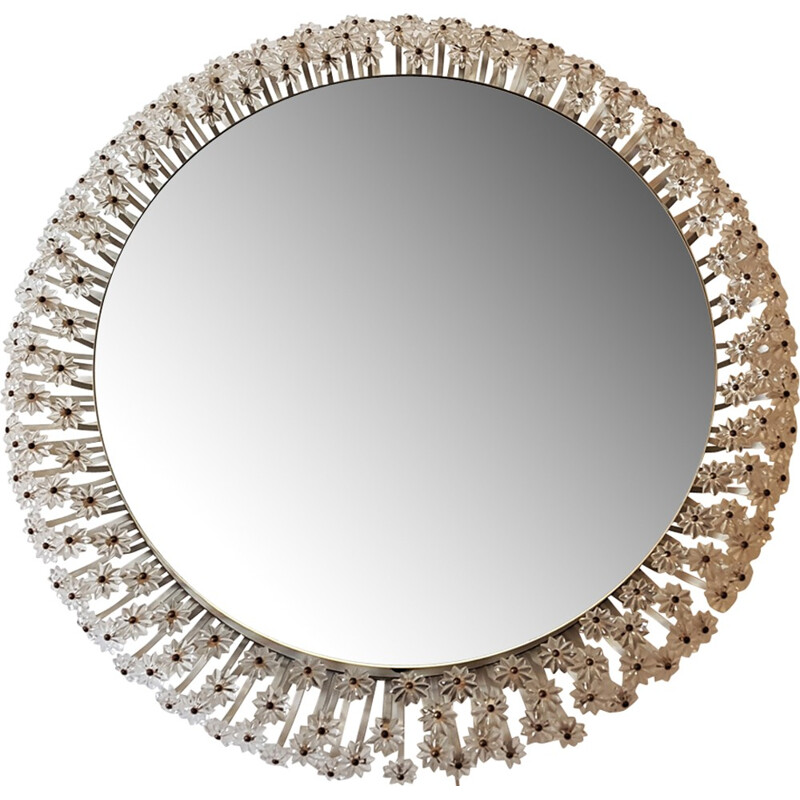 Round Wall Mirror by Emil Stejnar for Rupert Nikoll - 1950s 