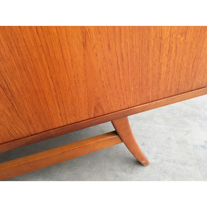 Mid-century British sideboard with concertina doors - 1970s