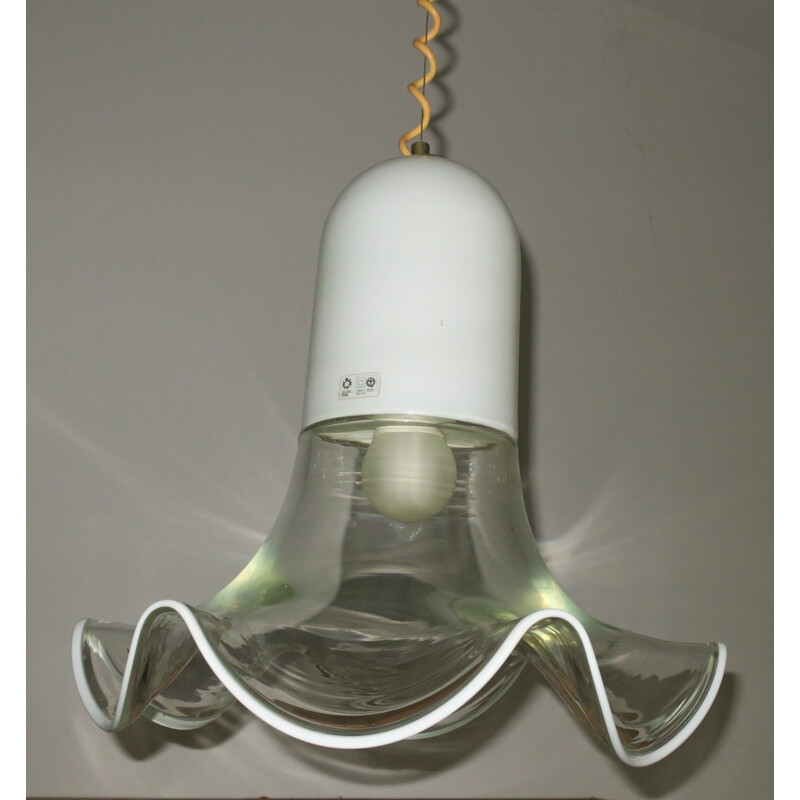 Vintage Italian Leucos pendant lamp by Pamio & Toso - 1960s  