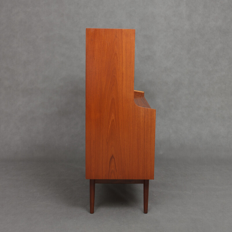 Vintage teak secretaire by Arne Wahl Iversen - 1960s