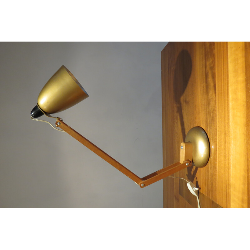 Lampe de bureau de Terence Conran Gold pour Maclamp - 1960