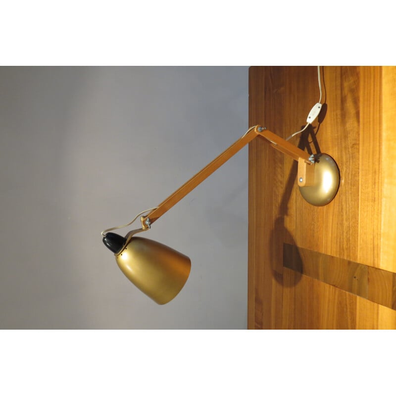 Lampe de bureau de Terence Conran Gold pour Maclamp - 1960