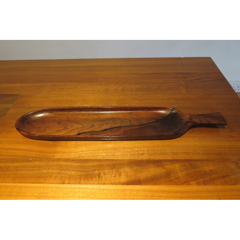 Vintage Finnish Rosewood tray - 1960s