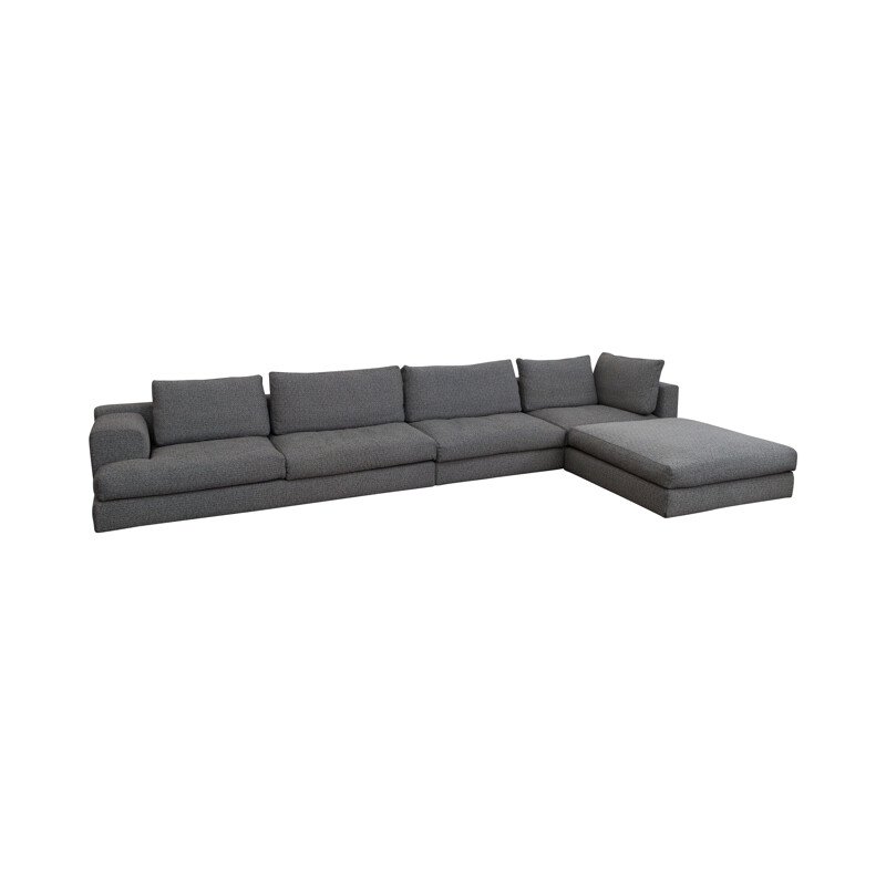 Modulaire sofa in Savana Grey van Piero Lissoni voor Cassina Miloe - 2000