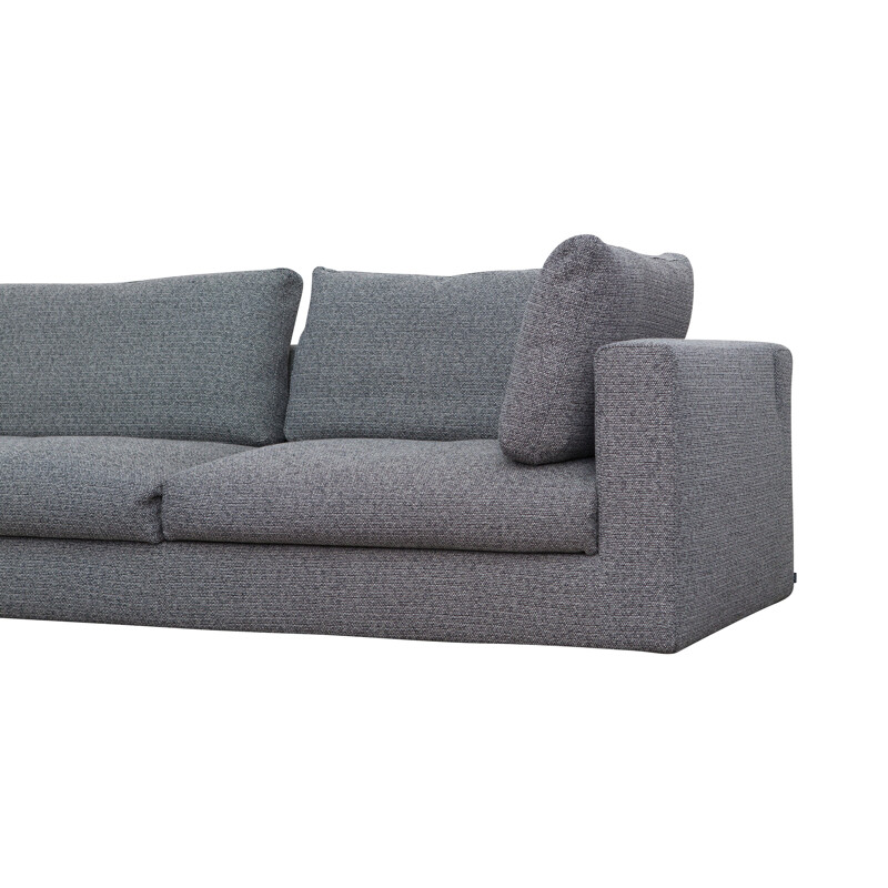 Modular Sofa In Savana Grey by Piero Lissoni for Cassina Miloe  - 2000s