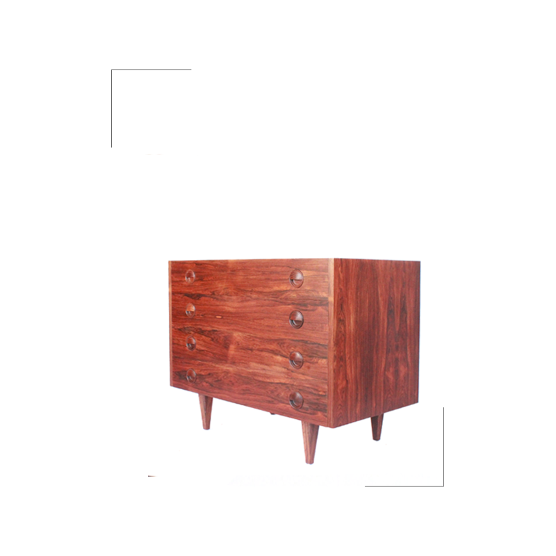 Commode vintage scandinave en palissandre - 1960