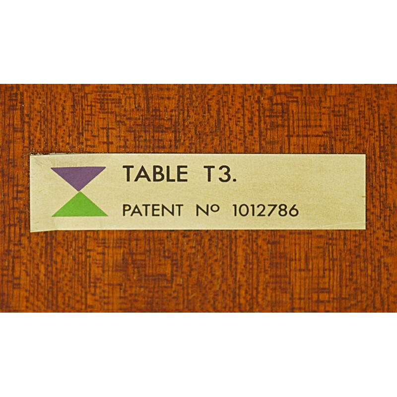 Table à repas vintage extensible par McIntosh T3 - 1960