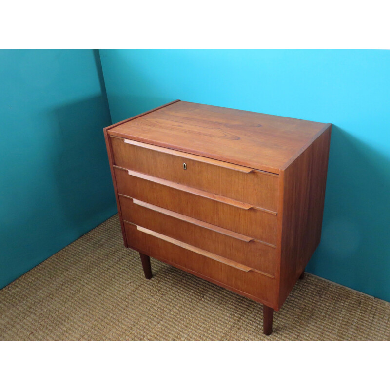 Vintage Danish teak chest of drawers - 1960