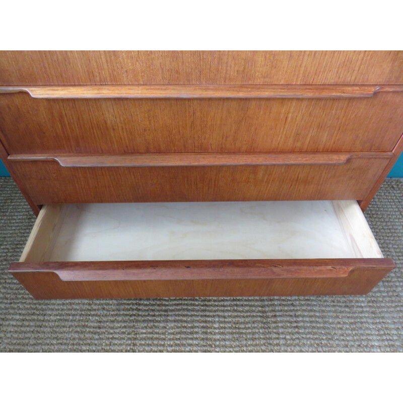 Vintage Danish teak chest of drawers - 1960