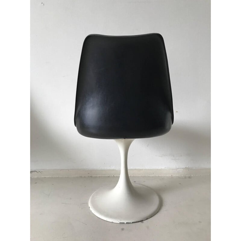 Suite de 5 chaises "Tulip" noirs d'Eero Saarinen pour Pastoe - 1960