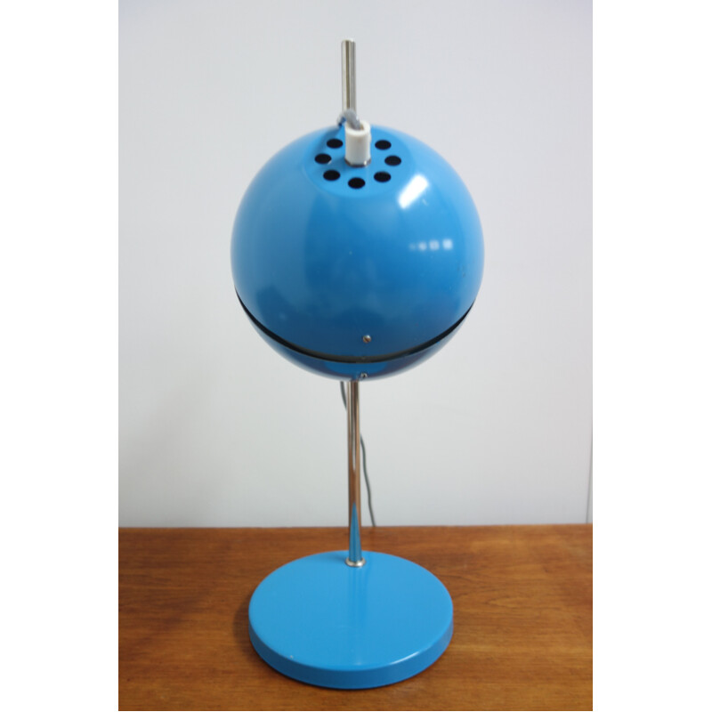 Blue desk lamp by AKA VEB wohnraumleuchte - 1960s