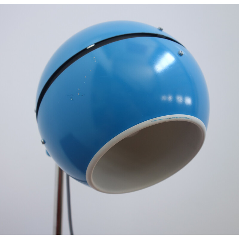 Blue desk lamp by AKA VEB wohnraumleuchte - 1960s