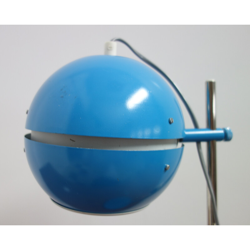 Blue desk lamp by AKA VEB wohnraumleuchte - 1960s