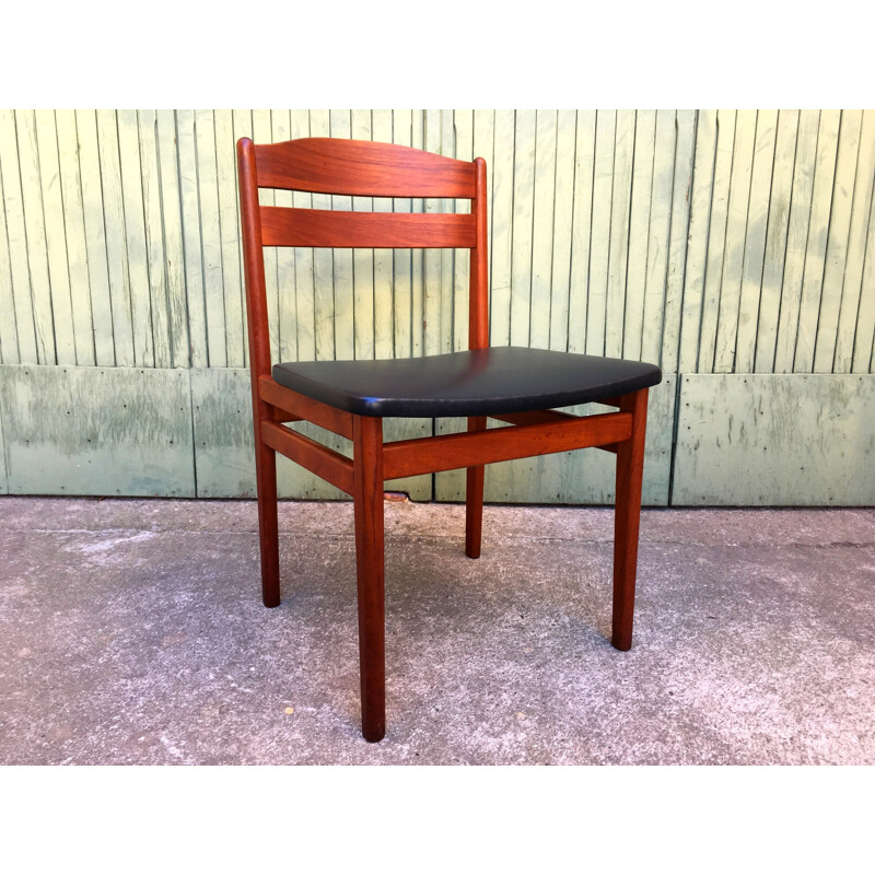 Set of 4 Scandinavian teak chairs produced by Boltinge Stolfabrik - 1960s