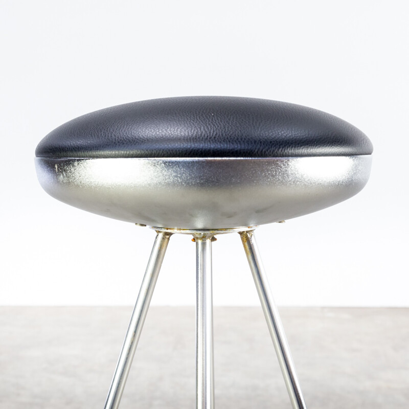 Set of 3 Sintesi "Ufo" bar stools - 1980s