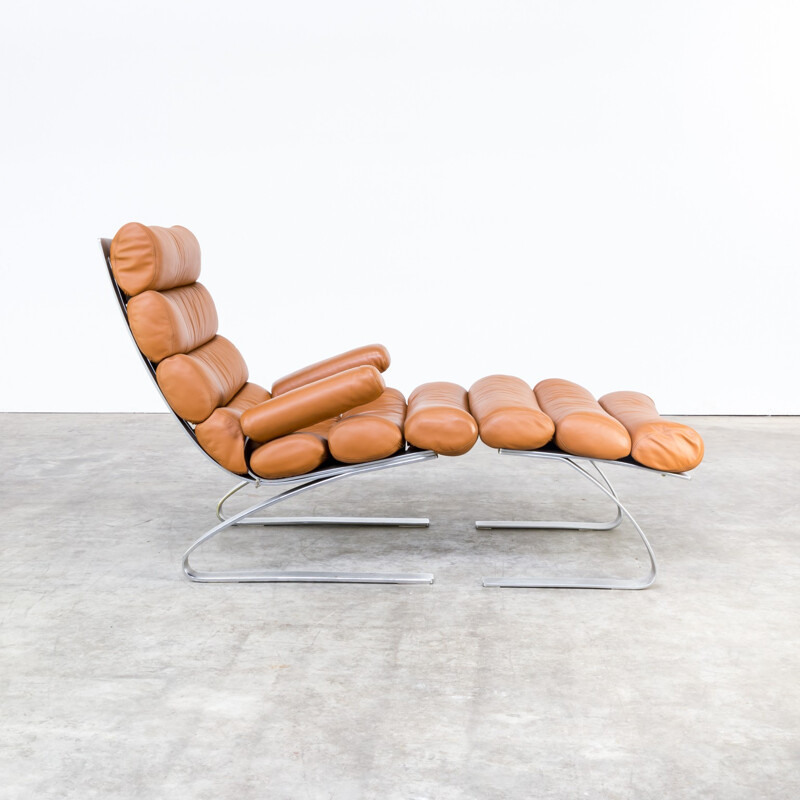 Armchair and ottoman "Sinus" by Reinhold Adolf et Hans-Jürgen Schräpfer for COR - 1970s