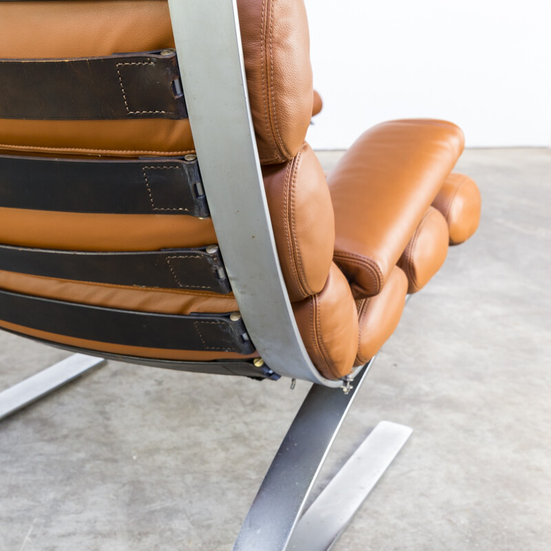 Armchair and ottoman "Sinus" by Reinhold Adolf et Hans-Jürgen Schräpfer for COR - 1970s