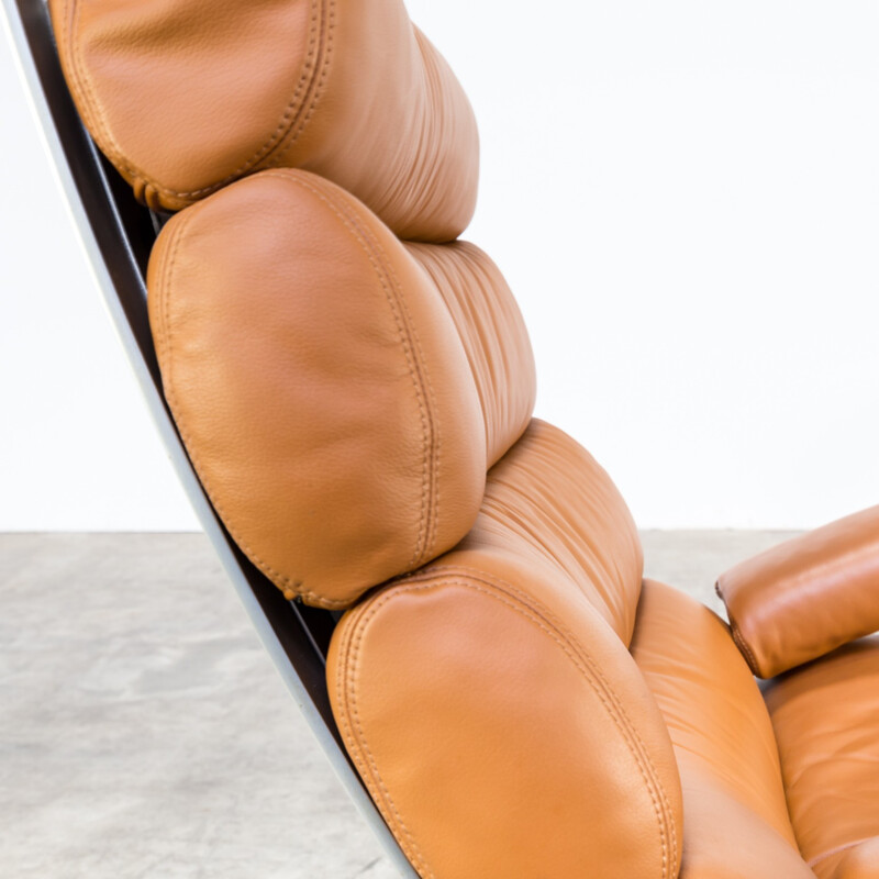 Fauteuil et ottoman "Sinus" de Reinhold Adolf et Hans-Jürgen Schräpfer pour COR - 1970