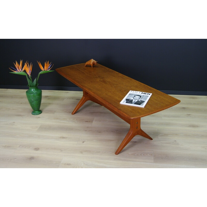 Table Basse scandinave en Teck vintage - 1970