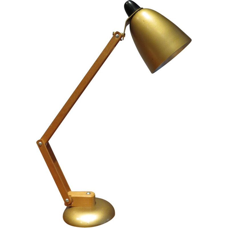 Lampe de bureau de Terence Conran Gold pour Maclamp - 1960